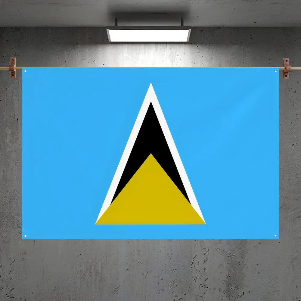 Saint Lucia LOGO Flags Custom Camping Outdoor Garden Room Bedroom Decor Party Backdrops Wall Art Family Gifts
Saint Lucia LOGO Flags Custom Camping Outdoor Garden Room Bedroom Decor Party Backdrops Wall Art Family Gifts