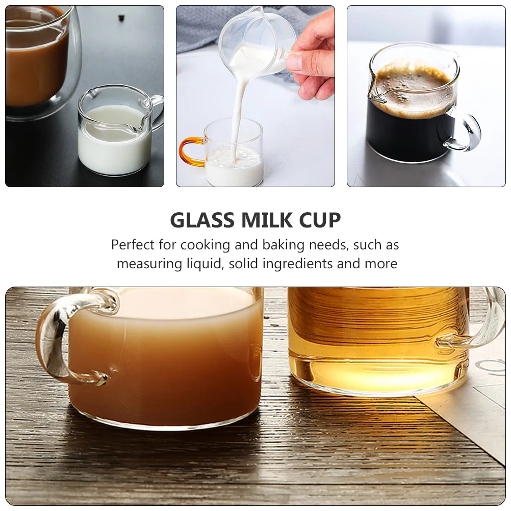 2Pcs Double-Mouth Glass Cup Transparent for Milk Coffee Baking Kitchen Restaurant Glass Milk Cup Coffee Mug Double-Mouth Mug
2Pcs Double-Mouth Glass Cup Transparent for Milk Coffee Baking Kitchen Restaurant Glass Milk Cup Coffee Mug Double-Mouth Mug
