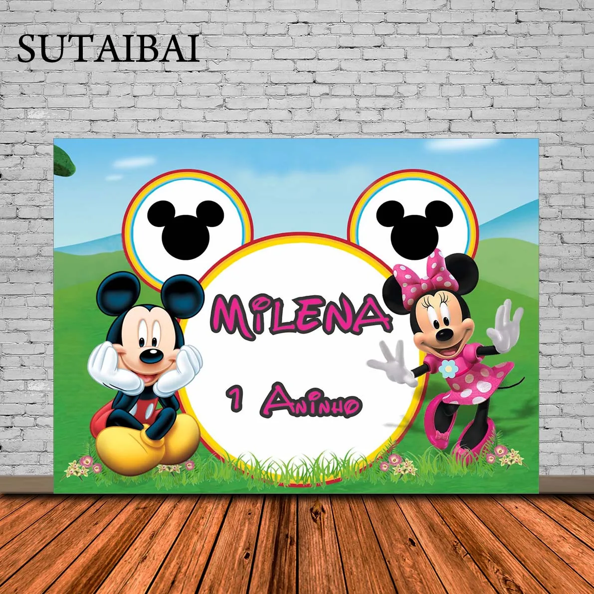 Cartoon Minnie Mickey Mouse Photography Backgrounds Decoration Vinyl Cloth Party Backdrops for Kids Birthday Party Supplies
Cartoon Minnie Mickey Mouse Photography Backgrounds Decoration Vinyl Cloth Party Backdrops for Kids Birthday Party Supplies