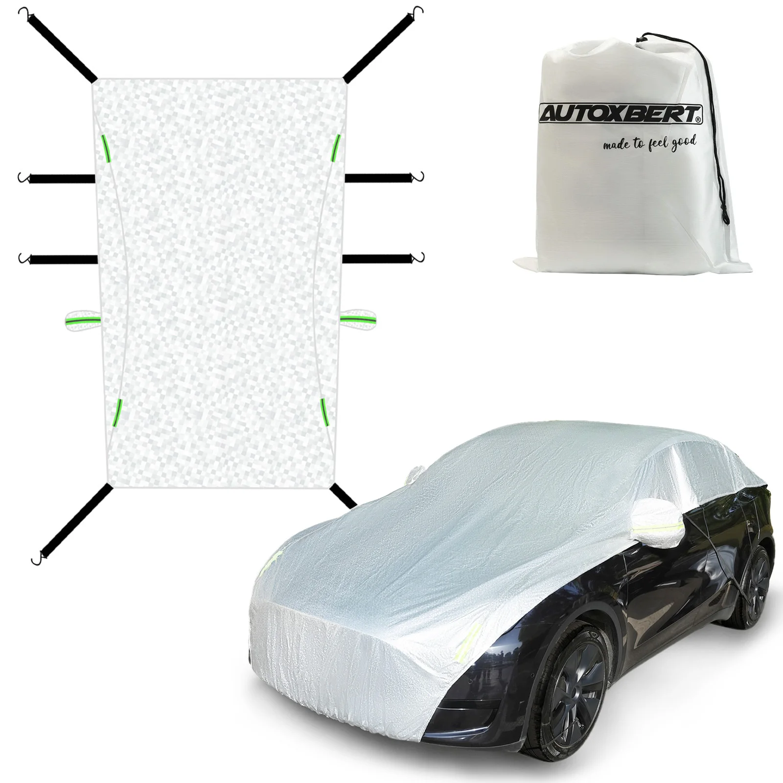 Универсальный полукрышка кузова автомобиля, всепогодный полуавтомобильный чехол, водонепроницаемый, пылезащитный, устойчивый к ультрафиолетовому излучению и снегу седан для седана, внедорожника, хэтчбека 
Универсальный полукрышка кузова автомобиля, всепогодный полуавтомобильный чехол, водонепроницаемый, пылезащитный, устойчивый к ультрафиолетовому излучению и снегу седан для седана, внедорожника, хэтчбека