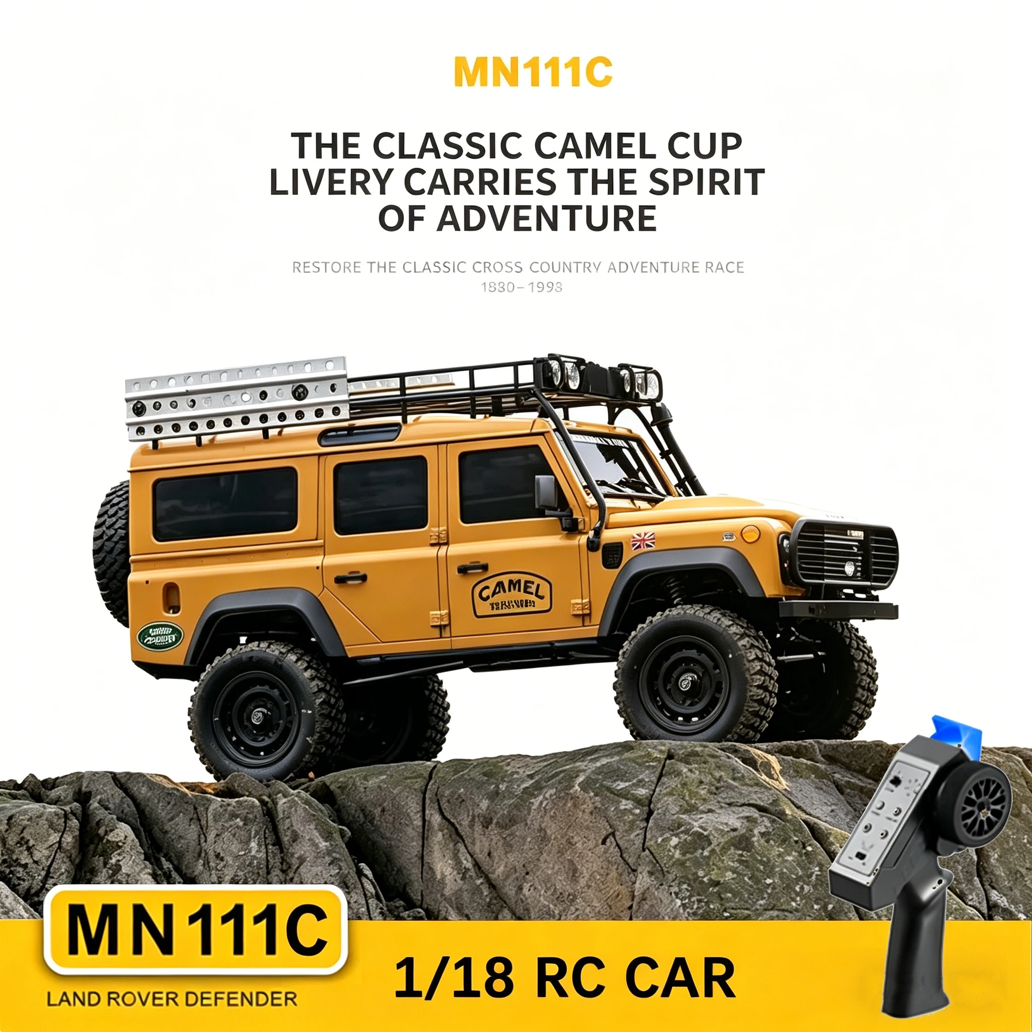 Радиоуправляемая машина MN111C 2.4G RC Car Rock Crawler Defender 1/18 MN Models RTR Version 4x4, внедорожный радиоуправляемый грузовик, игрушка на пульте управления для детей, подарок
Радиоуправляемая машина MN111C 2.4G RC Car Rock Crawler Defender 1/18 MN Models RTR Version 4x4, внедорожный радиоуправляемый грузовик, игрушка на пульте управления для детей, подарок