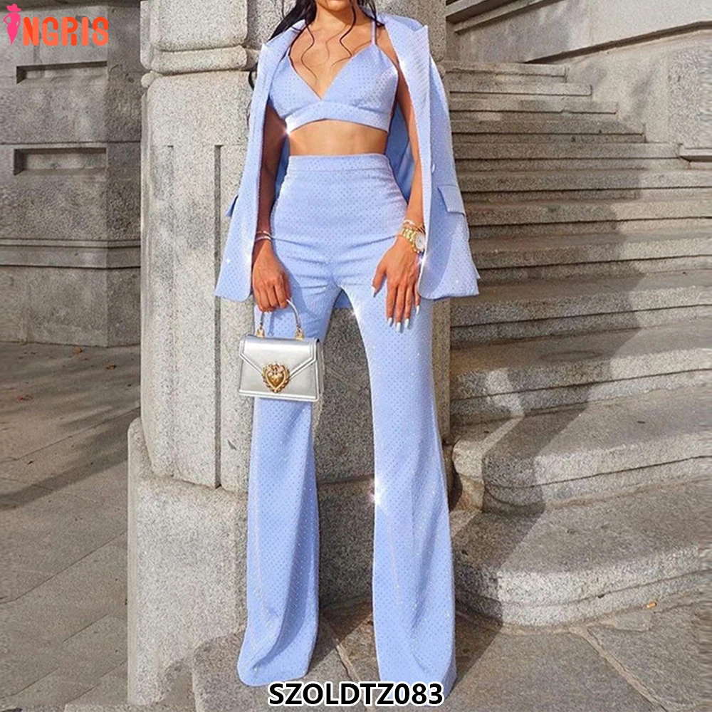 Wholesale women custom summer blazers with blazer shorts suits ladies fashion rhinestone suits-SZOLDTZ083
Wholesale women custom summer blazers with blazer shorts suits ladies fashion rhinestone suits-SZOLDTZ083