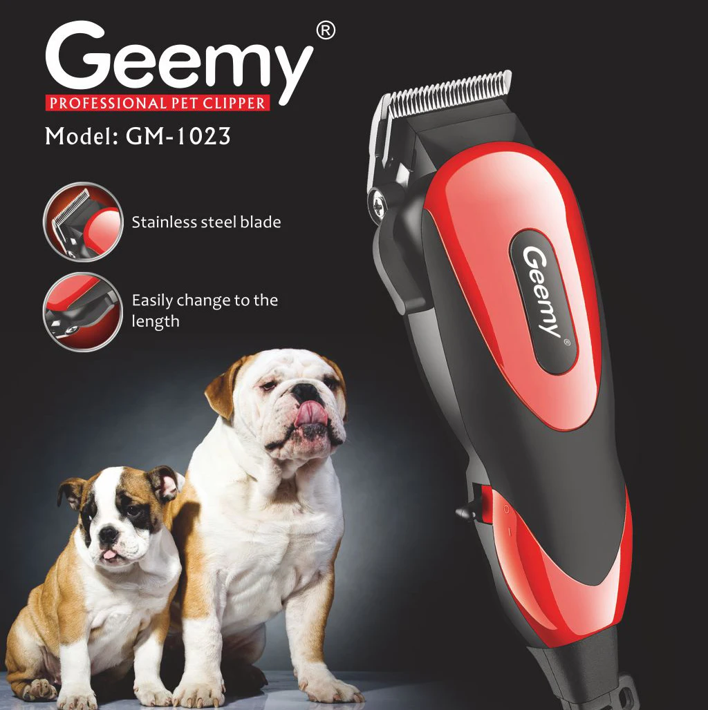 GEEMY GM1023 Zero Adjustable Professional Pet Hair Trimmer
GEEMY GM1023 Zero Adjustable Professional Pet Hair Trimmer