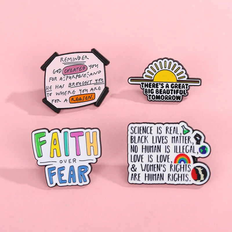 New Unisex Alloy Brooch Creative Inspirational English Words Enamel Badge DIY Clothing Bags Shoes Scarf Tshirt Jeans Decor
New Unisex Alloy Brooch Creative Inspirational English Words Enamel Badge DIY Clothing Bags Shoes Scarf Tshirt Jeans Decor