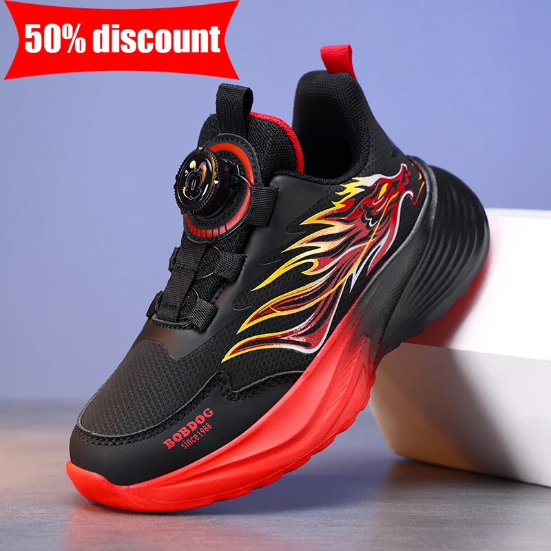 Children Sneakers Rotating Buckle Lightweight Outdoor Running Shoes New Fashion Patterned Mesh Comfortable Casual Shoes for Kids
Children Sneakers Rotating Buckle Lightweight Outdoor Running Shoes New Fashion Patterned Mesh Comfortable Casual Shoes for Kids