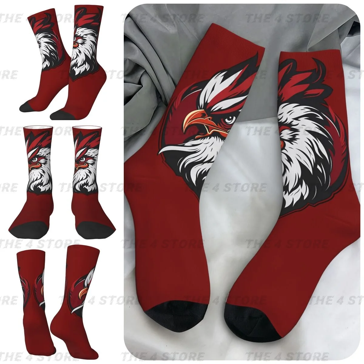 High elasticity polyester fiber 3D printing cosy Unisex Running THE ROOSTER Interesting Four Seasons Socks
High elasticity polyester fiber 3D printing cosy Unisex Running THE ROOSTER Interesting Four Seasons Socks