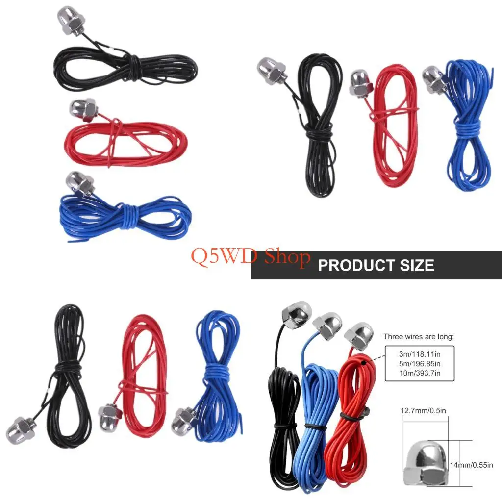 Q5WD 3Pcs Liquid Level Sensors Water Level Wire Probe Replacement Stainless Steel Water Liquid Level Probe Enduring
Q5WD 3Pcs Liquid Level Sensors Water Level Wire Probe Replacement Stainless Steel Water Liquid Level Probe Enduring
