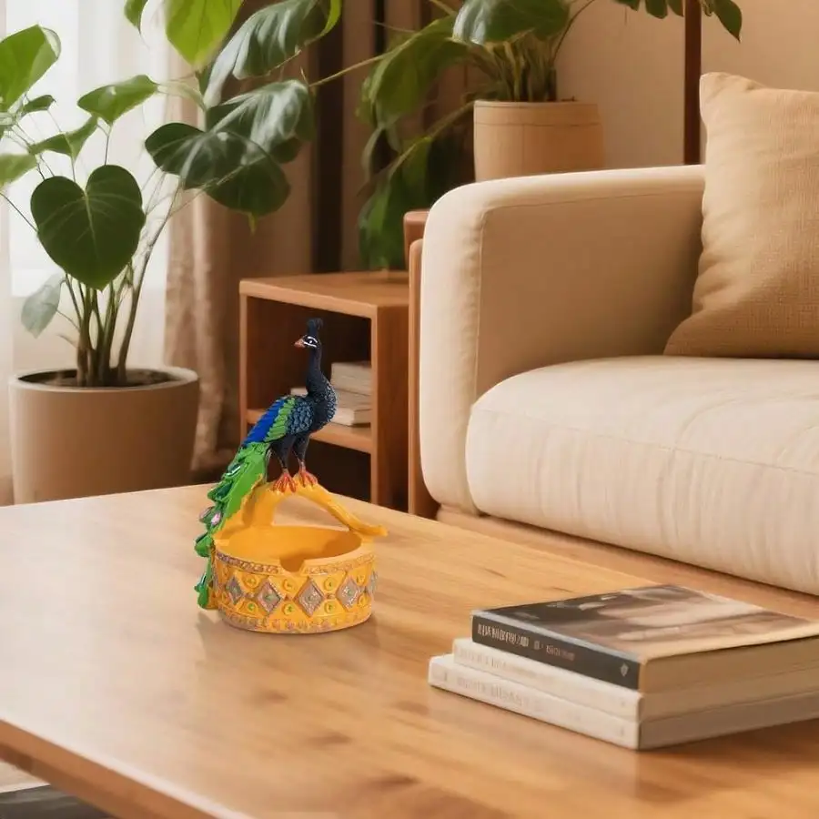 YULEAXIE Peacock Ashtrays Elegant Jewelry Tray Holder Dish Ring Trinket Bowl, Multi-Functional Key Holder And Ash Tray Home Decor, Luxury Idea
YULEAXIE Peacock Ashtrays Elegant Jewelry Tray Holder Dish Ring Trinket Bowl, Multi-Functional Key Holder And Ash Tray Home Decor, Luxury Idea