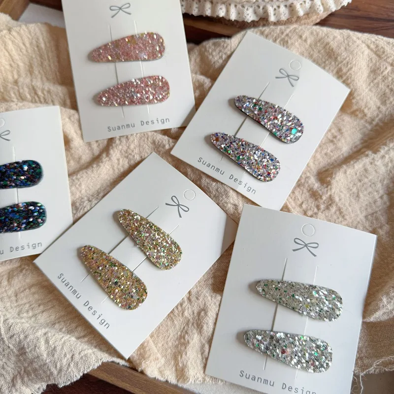 2 шт./компл. детские заколки для волос с блестками, модные универсальные заколки с пайетками для девочек, нескользящие боковые заколки для волос, милые аксессуары для волос
2 шт./компл. детские заколки для волос с блестками, модные универсальные заколки с пайетками для девочек, нескользящие боковые заколки для волос, милые аксессуары для волос