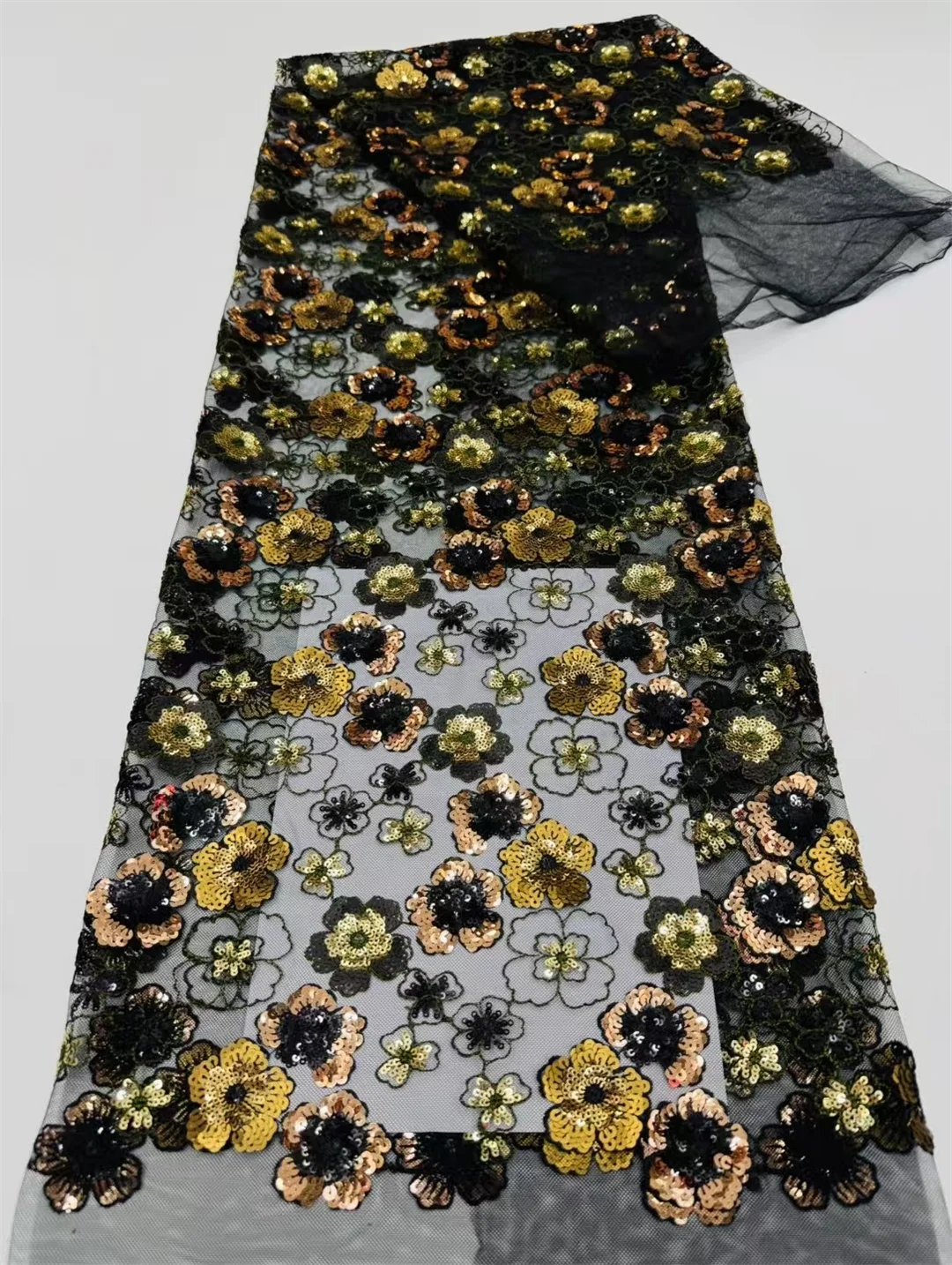 2025 African Black Gold Tulle Net Lace Fabric Hight Quality Nigerian Luxury Sequins Embroidery Lace Fabric For Bridal Party Dres
2025 African Black Gold Tulle Net Lace Fabric Hight Quality Nigerian Luxury Sequins Embroidery Lace Fabric For Bridal Party Dres