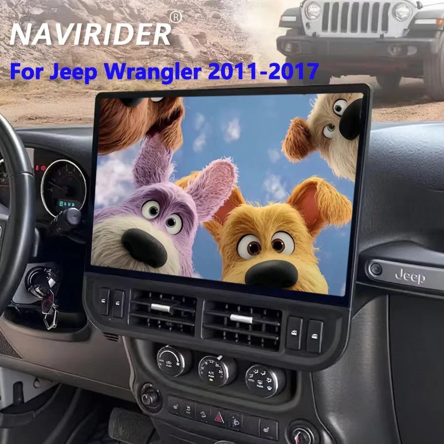 16,8-дюймовый автомобильный радиоприемник для Jeep Wrangler 2011-2017, беспроводной Carplay, Android, авто стерео навигация, GPS, мультимедийный плеер, головное устройство
16,8-дюймовый автомобильный радиоприемник для Jeep Wrangler 2011-2017, беспроводной Carplay, Android, авто стерео навигация, GPS, мультимедийный плеер, головное устройство