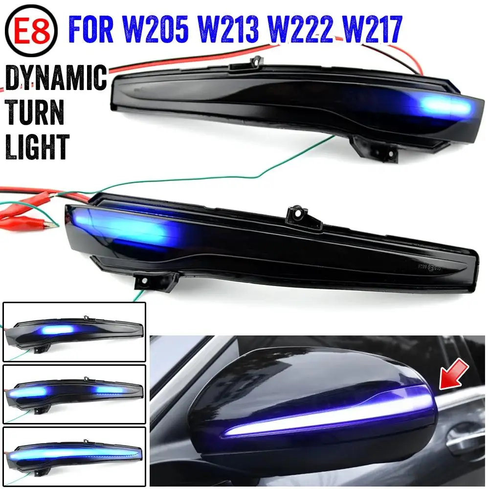 For Mercedes Benz C Class W205 GLC X253 E W213 S W222 Dynamic Turn Signal Side Wing LED Rearview Mirror Indicator Blinker Light
For Mercedes Benz C Class W205 GLC X253 E W213 S W222 Dynamic Turn Signal Side Wing LED Rearview Mirror Indicator Blinker Light