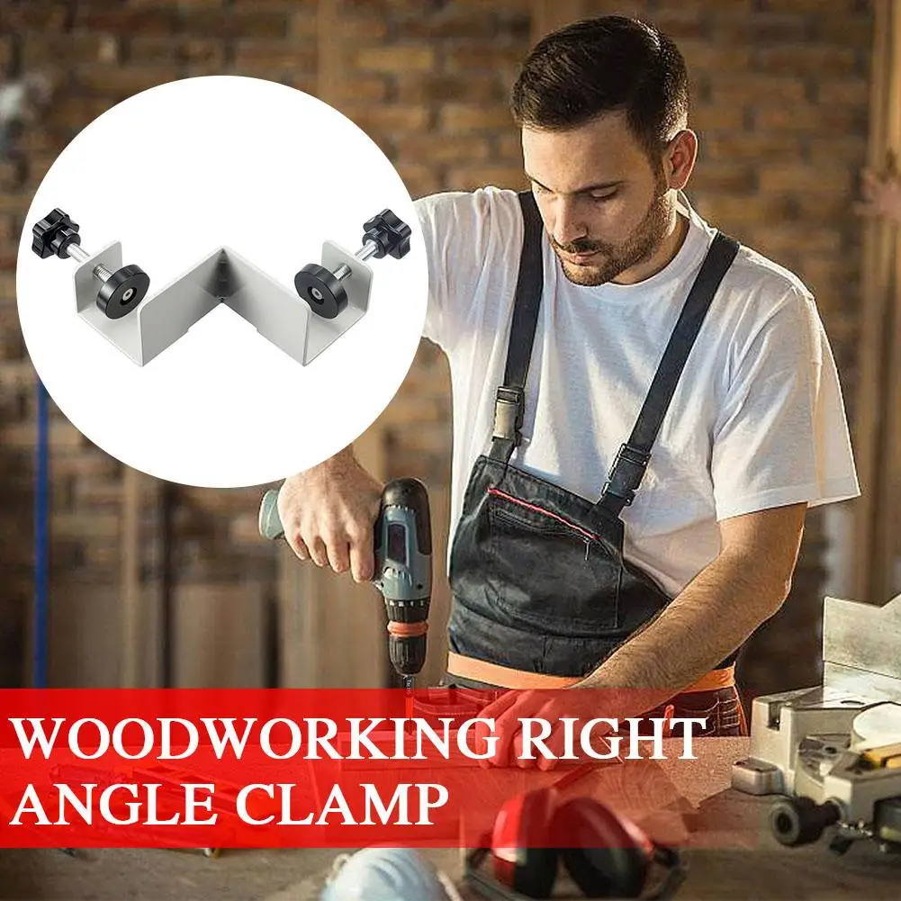 90 Degree Right Angle Clamp 2 Pieces Corner Clamps Positioning Squares with Swing Clamping Tool Adjustable Jaw T-Shaped S5I5
90 Degree Right Angle Clamp 2 Pieces Corner Clamps Positioning Squares with Swing Clamping Tool Adjustable Jaw T-Shaped S5I5