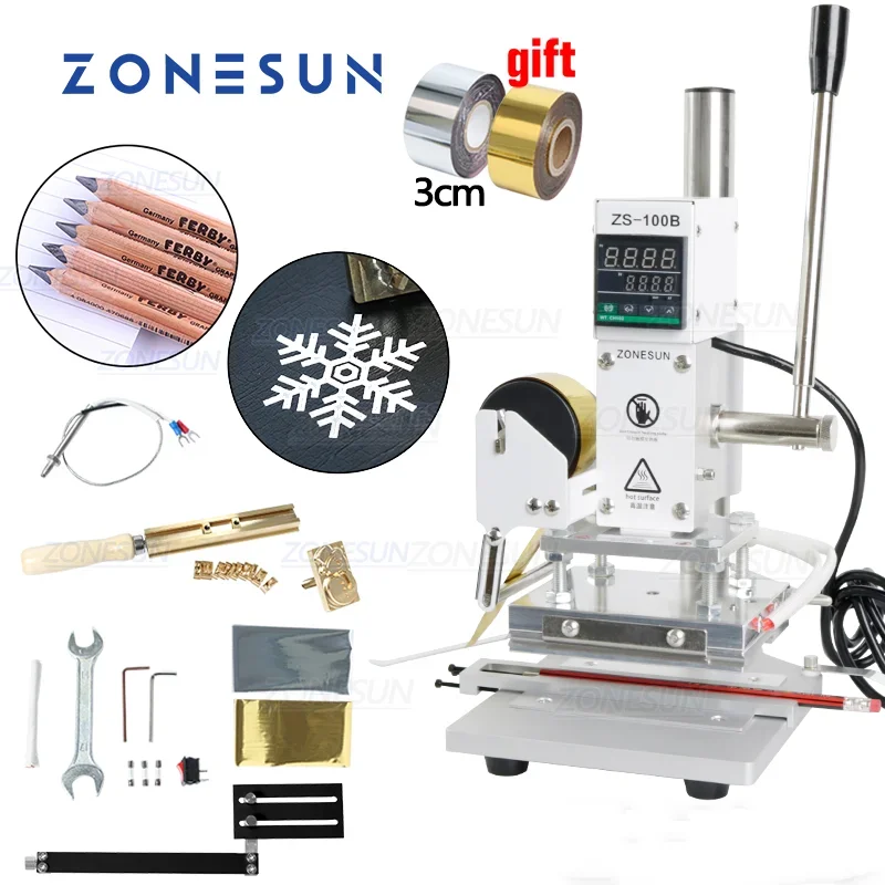 ZONESUN ZS-100B Ручной карандаш двойного назначения, деревянная бумага, кожа, логотип, сделай сам, горячее тиснение фольгой, бронзовое тиснение, термопресс, перфоратор
ZONESUN ZS-100B Ручной карандаш двойного назначения, деревянная бумага, кожа, логотип, сделай сам, горячее тиснение фольгой, бронзовое тиснение, термопресс, перфоратор