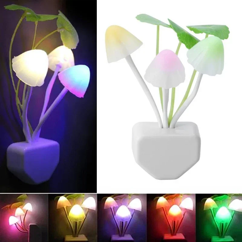 Ночник в виде гриба, со штепсельной вилкой, светодиодный ночсветильник s RGB с датчиком От заката до рассвета, лампа для спальни для детей, Детский ночсветильник
Ночник в виде гриба, со штепсельной вилкой, светодиодный ночсветильник s RGB с датчиком От заката до рассвета, лампа для спальни для детей, Детский ночсветильник