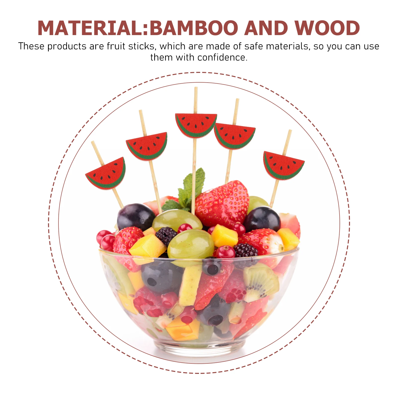 100pcs Cocktail Decoration Picks Bamboo Wood Safe Disposable Fruit Dessert Tools Bars KTV Home Clubs Multi Function Food Picks
100pcs Cocktail Decoration Picks Bamboo Wood Safe Disposable Fruit Dessert Tools Bars KTV Home Clubs Multi Function Food Picks