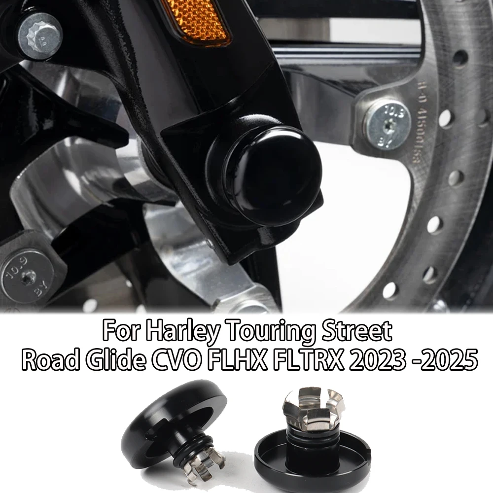 Harley Front Axle Nut Caps for Touring Road Glide Street Glide FLHX FLTRX CVO Models 2023-2024 Motorcycle Wheel Lug Cover Black
Harley Front Axle Nut Caps for Touring Road Glide Street Glide FLHX FLTRX CVO Models 2023-2024 Motorcycle Wheel Lug Cover Black