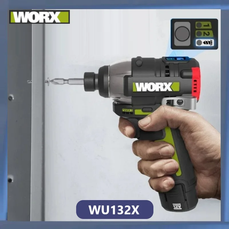 Worx WU132X Cordless Impact Screwdriver Brushless 160Nm 2 Speed Adjustable and 1 Smart(Without battery and charger)
Worx WU132X Cordless Impact Screwdriver Brushless 160Nm 2 Speed Adjustable and 1 Smart(Without battery and charger)