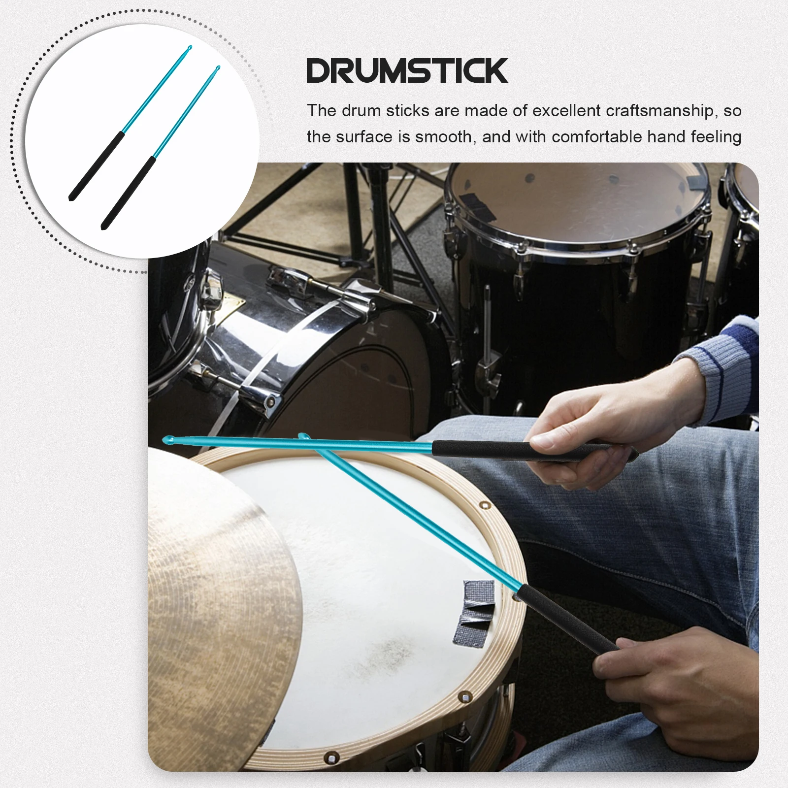 Metal Drum Stick Universal Drumstick Drumsticks Mallets Music Percussion Sponge Alloy
Metal Drum Stick Universal Drumstick Drumsticks Mallets Music Percussion Sponge Alloy