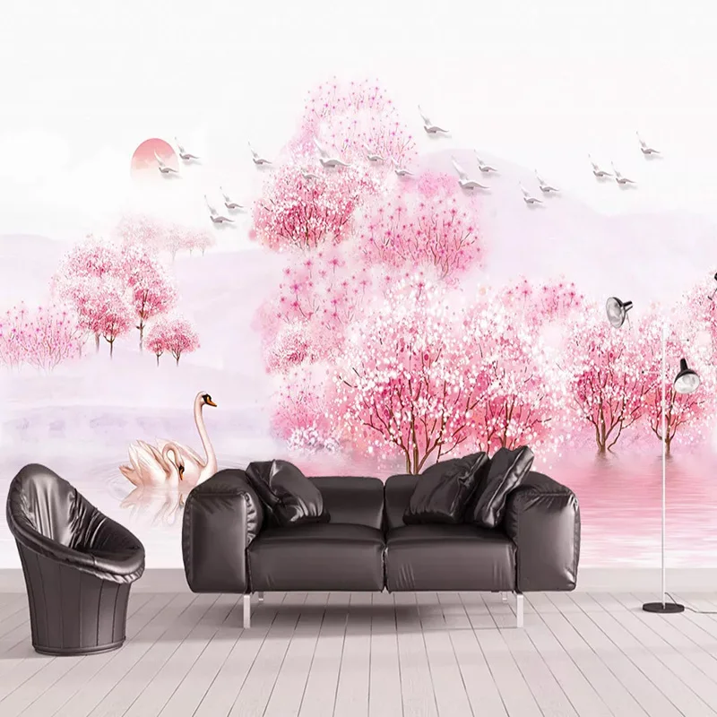 Customized Photo Wallpaper Beautiful Peach Blossom Forest Mural Wedding House pink tree Living room sofa TV background bedroom
Customized Photo Wallpaper Beautiful Peach Blossom Forest Mural Wedding House pink tree Living room sofa TV background bedroom
