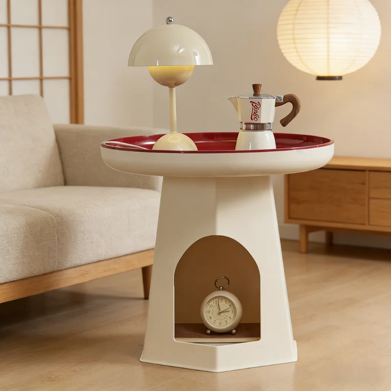 Cream storage cat bed tea table multi-functional round creative coffee table
Cream storage cat bed tea table multi-functional round creative coffee table