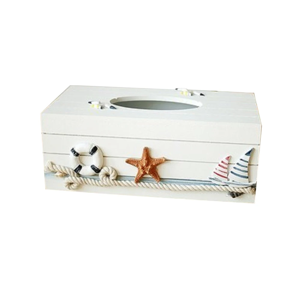 Wooden Tissue Box Napkin Tissues Organizer Mediterranean Case Holder Cover Holders Decorative Coastal Container Storage Boxes
Wooden Tissue Box Napkin Tissues Organizer Mediterranean Case Holder Cover Holders Decorative Coastal Container Storage Boxes