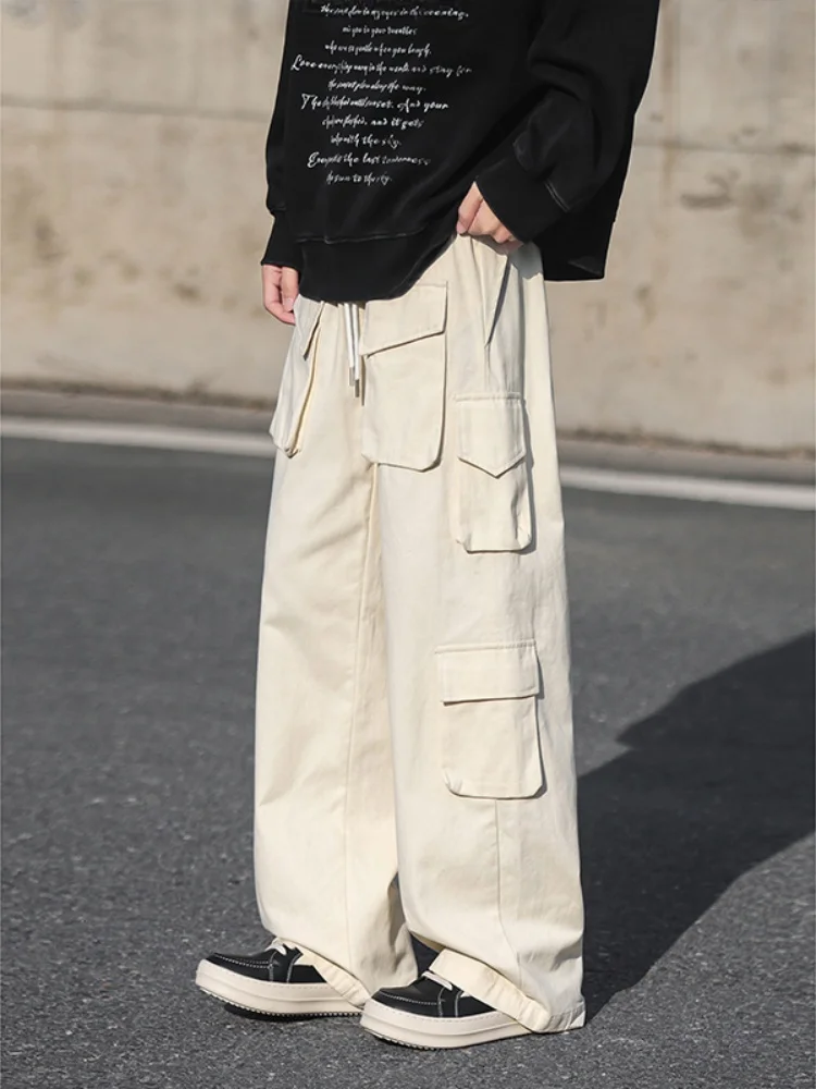 Мужские прямые брюки American Sle свободного кроя для повседневной носки, осенне-зимние, для активного отдыха, в уличном стиле, широкие, модные
Мужские прямые брюки American Sle свободного кроя для повседневной носки, осенне-зимние, для активного отдыха, в уличном стиле, широкие, модные