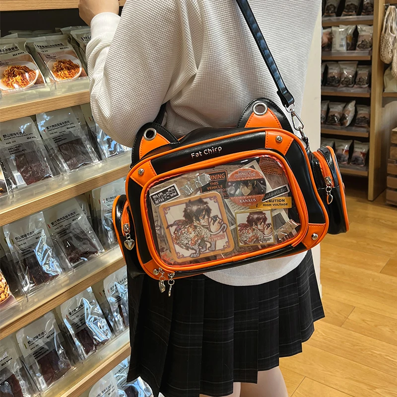 Cat's Ears Ita Shoulder Bag Daily Using Transparent Bolsos De Mujer Y2k Original Sac Femme Multi-function Bags for Woman Bolso
Cat's Ears Ita Shoulder Bag Daily Using Transparent Bolsos De Mujer Y2k Original Sac Femme Multi-function Bags for Woman Bolso