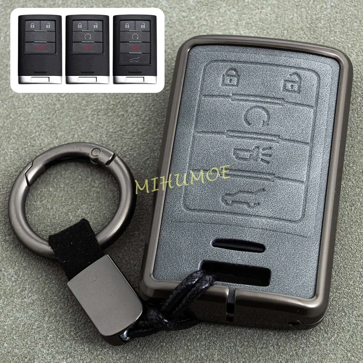 For Cadillac CTS DTS STS SRX XTS ATS Escalade Chevrolet Corvette Car Remote Key Fob Case Cover Chain Ring Metal Leather Keychain
For Cadillac CTS DTS STS SRX XTS ATS Escalade Chevrolet Corvette Car Remote Key Fob Case Cover Chain Ring Metal Leather Keychain