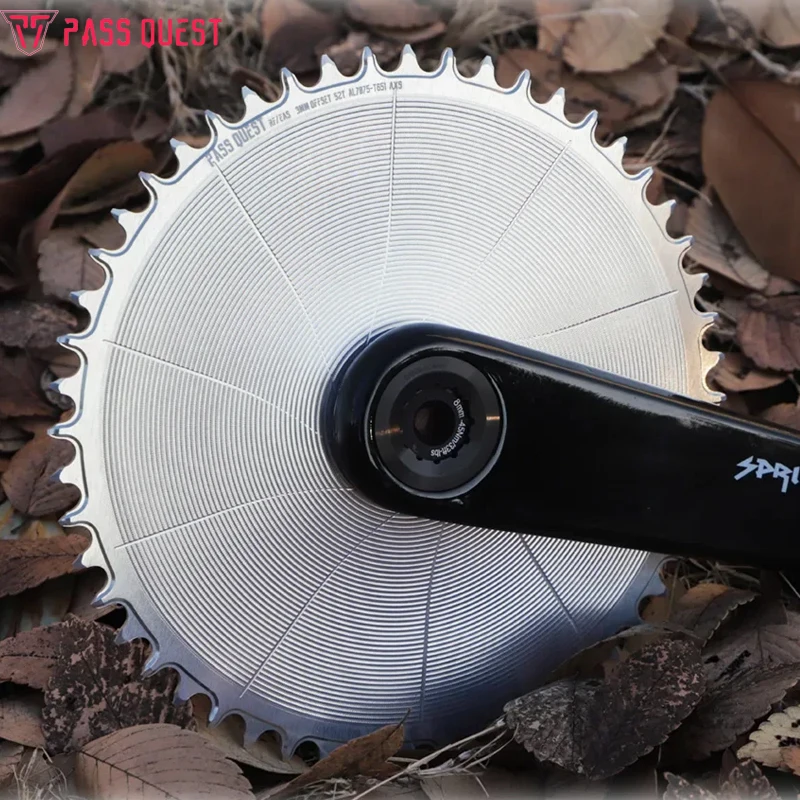 PASS QUEST AXS Aero Round Narrow-Wide Chainring, 40T - 56T, 3mm Offset, Applicable for RACE FACE
PASS QUEST AXS Aero Round Narrow-Wide Chainring, 40T - 56T, 3mm Offset, Applicable for RACE FACE