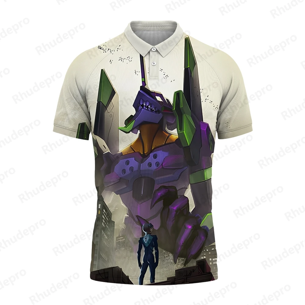 Anime Neon Genesis Evangelion Tops Printed Cosplay Polo Shirt Trend Shirts Men's Clothes Harajuku Style Gym 2024
Anime Neon Genesis Evangelion Tops Printed Cosplay Polo Shirt Trend Shirts Men's Clothes Harajuku Style Gym 2024