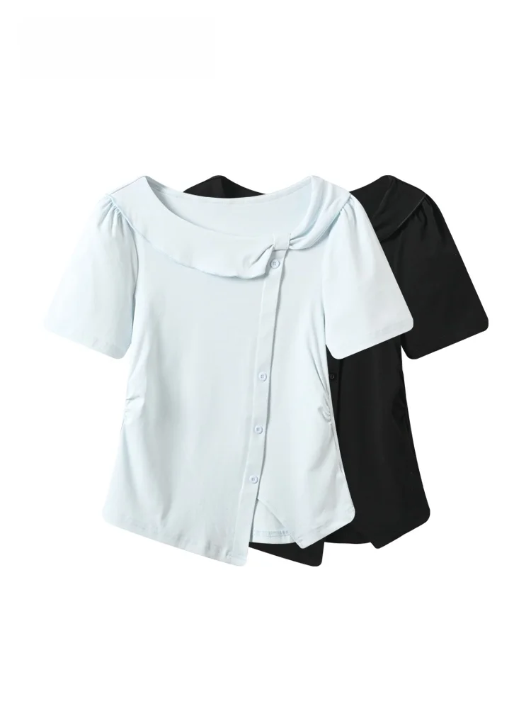 Fashionable Short Sleeve T-Shirt Women's plus Size Summer New Style Cara CLUB Big Code Casual Cotton Top for Plump Sister
Fashionable Short Sleeve T-Shirt Women's plus Size Summer New Style Cara CLUB Big Code Casual Cotton Top for Plump Sister