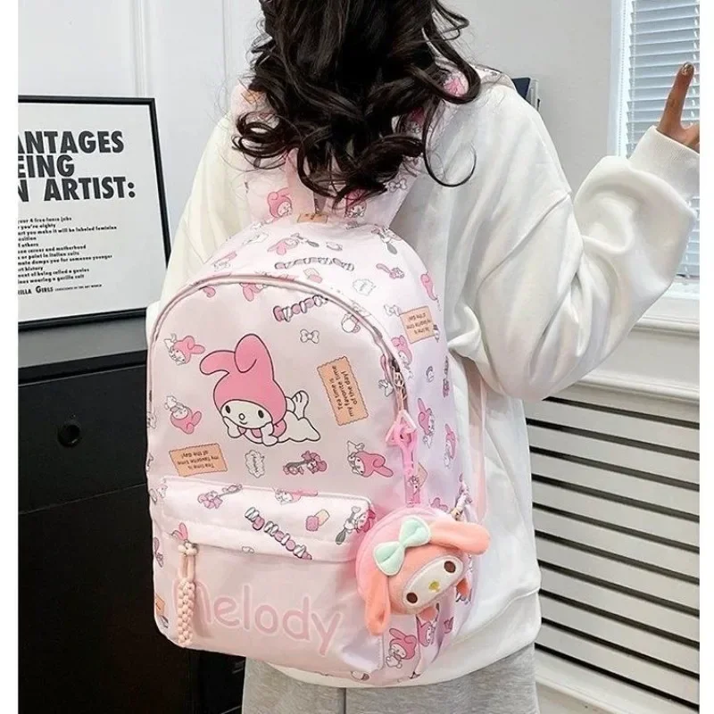 My Melody Anime Kawaii Sanrio Ins Storage School Bag Cute Cartoon Large Capacity Wallet Pendant Backpack Gifts for Girls
My Melody Anime Kawaii Sanrio Ins Storage School Bag Cute Cartoon Large Capacity Wallet Pendant Backpack Gifts for Girls