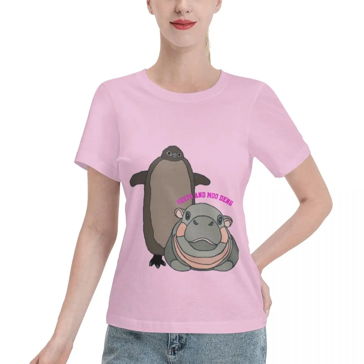 Bouncy Pork Pesto Luxury T Shirts for Women's Summer Print Shirt Cotton High Quality Clothing Streetwear
Bouncy Pork Pesto Luxury T Shirts for Women's Summer Print Shirt Cotton High Quality Clothing Streetwear