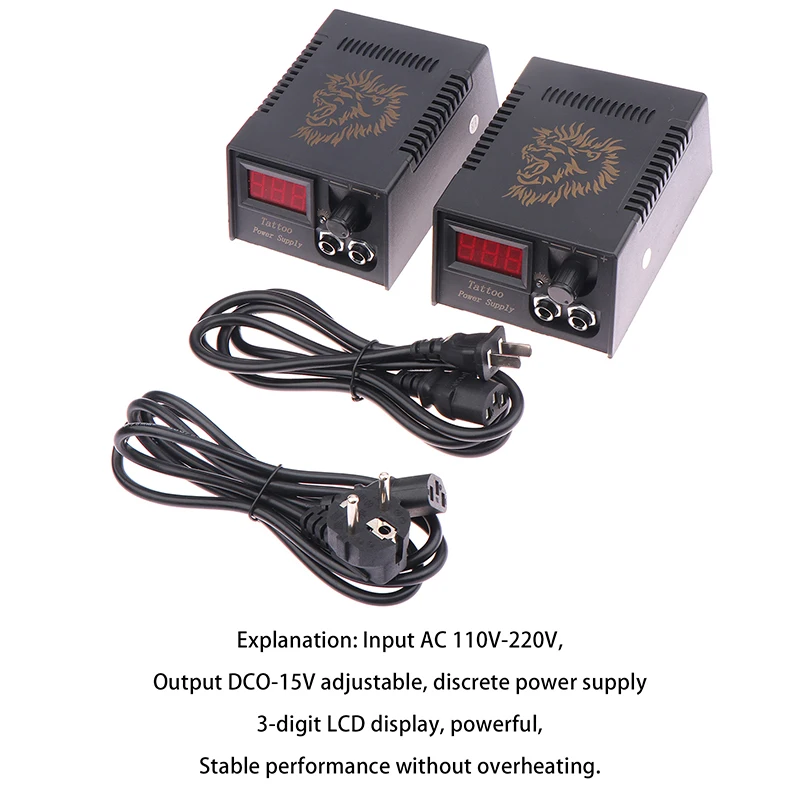 Tattoo Power Supply Upgrade Lcd Screen For Rotary Coil Permanent Makeup Machines Tattoo Source With US/EU Adapter Tattoo Tool
Tattoo Power Supply Upgrade Lcd Screen For Rotary Coil Permanent Makeup Machines Tattoo Source With US/EU Adapter Tattoo Tool