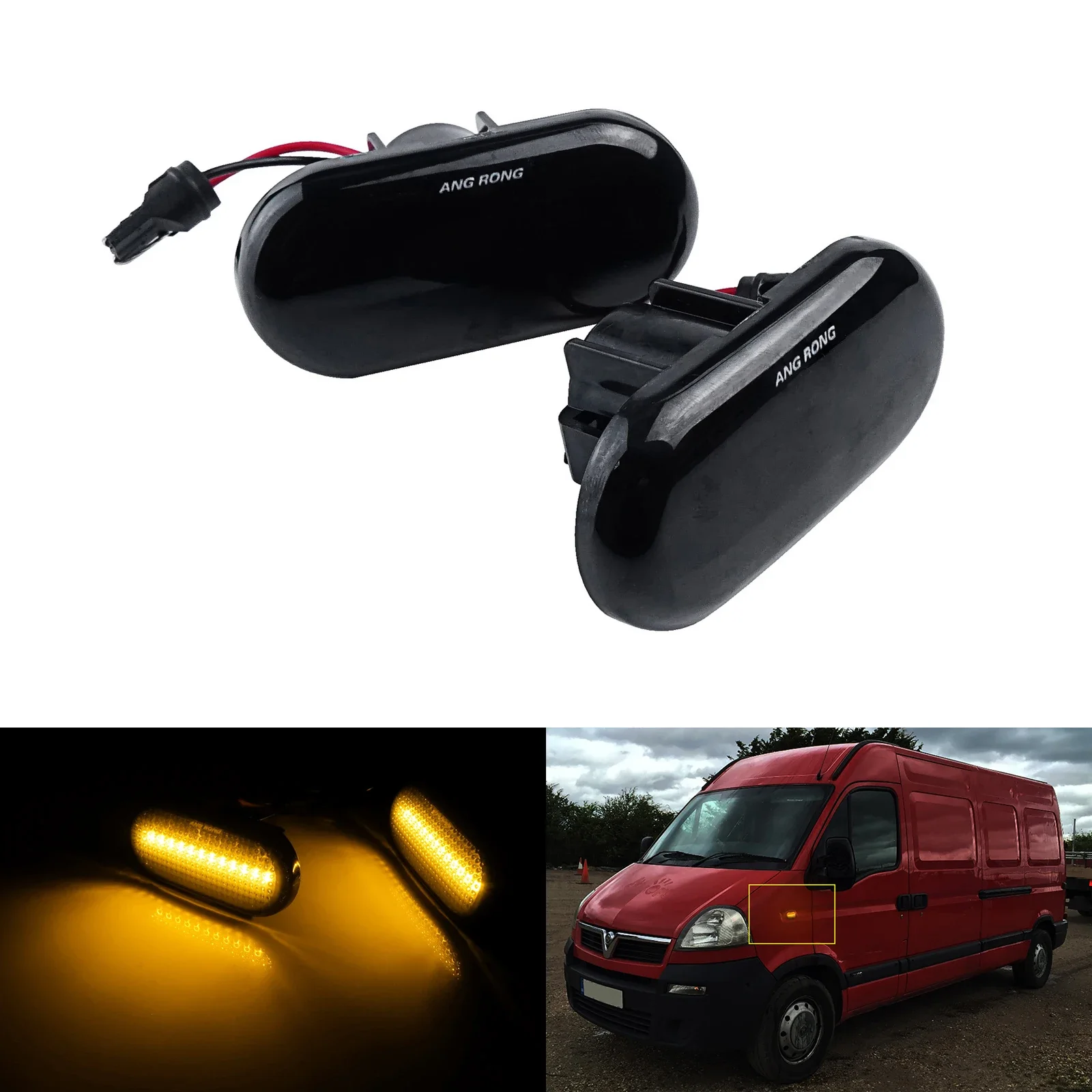 ANGRONG 2X для Dacia Dokker Lodgy Duster Nissan Primastar боковой повторитель светодиодный индикатор черный объектив
ANGRONG 2X для Dacia Dokker Lodgy Duster Nissan Primastar боковой повторитель светодиодный индикатор черный объектив
