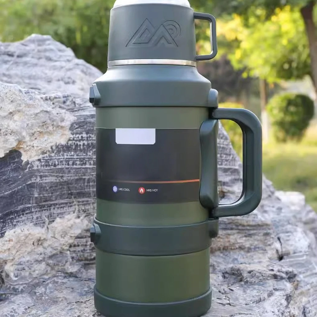 304 Stainless Steel Thermos Cup ABS Insulated Water Bottle With Leak-proof Lid Handle For Wide Mouth Opening Thermal Mug 5L
304 Stainless Steel Thermos Cup ABS Insulated Water Bottle With Leak-proof Lid Handle For Wide Mouth Opening Thermal Mug 5L
