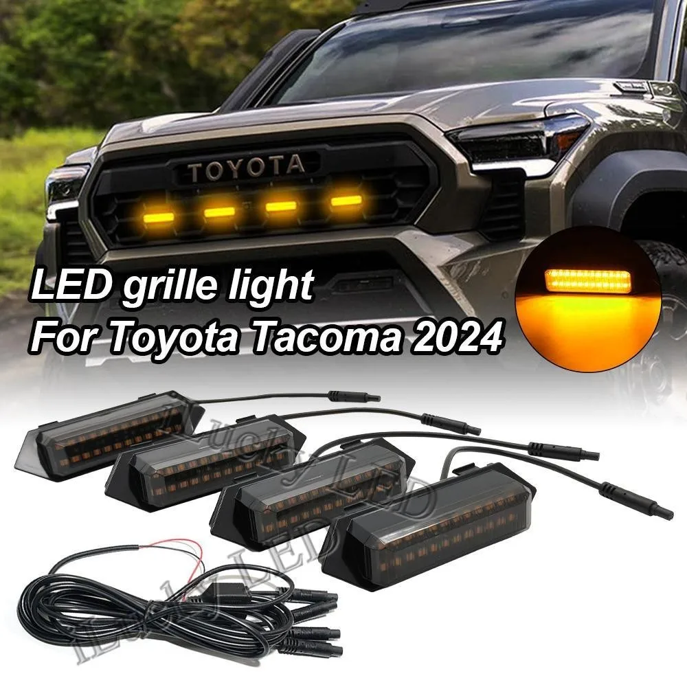 4PCS For Toyota Tacoma 2024 Tacoma Grille Center Conversion Light Daytime Running Lights
4PCS For Toyota Tacoma 2024 Tacoma Grille Center Conversion Light Daytime Running Lights