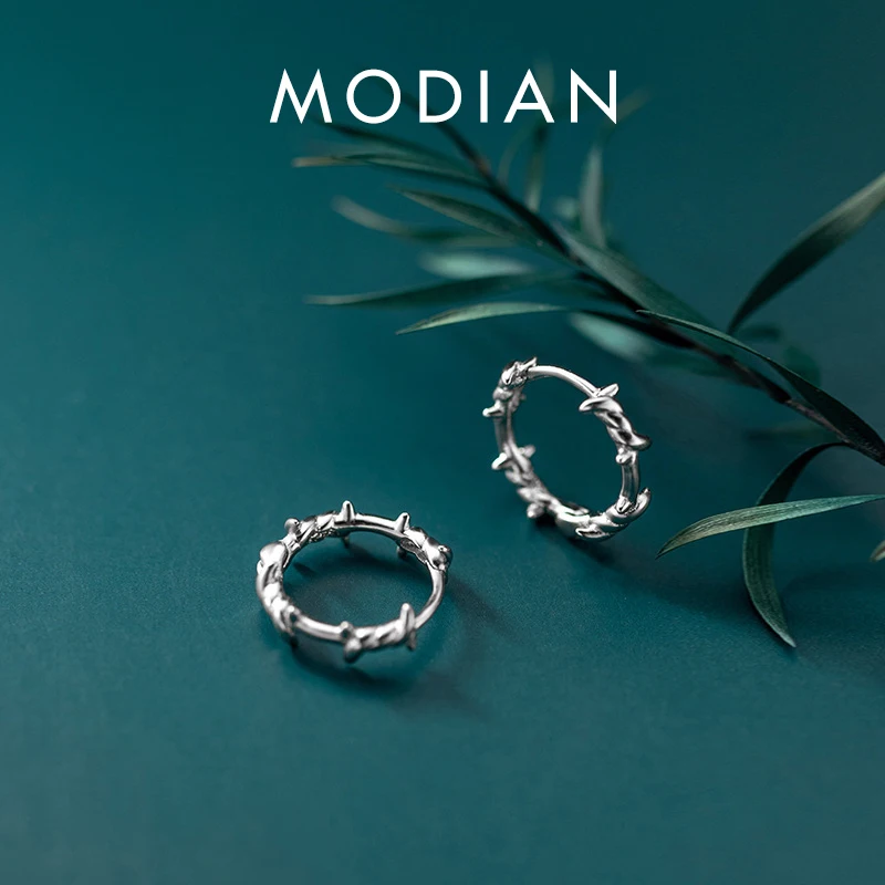 Modian Top Quality Charm Branch Jewelry Classic Fashion 100% 925 Sterling Silver Tree Leaf Hoop Earrings For Women Anniversary
Modian Top Quality Charm Branch Jewelry Classic Fashion 100% 925 Sterling Silver Tree Leaf Hoop Earrings For Women Anniversary