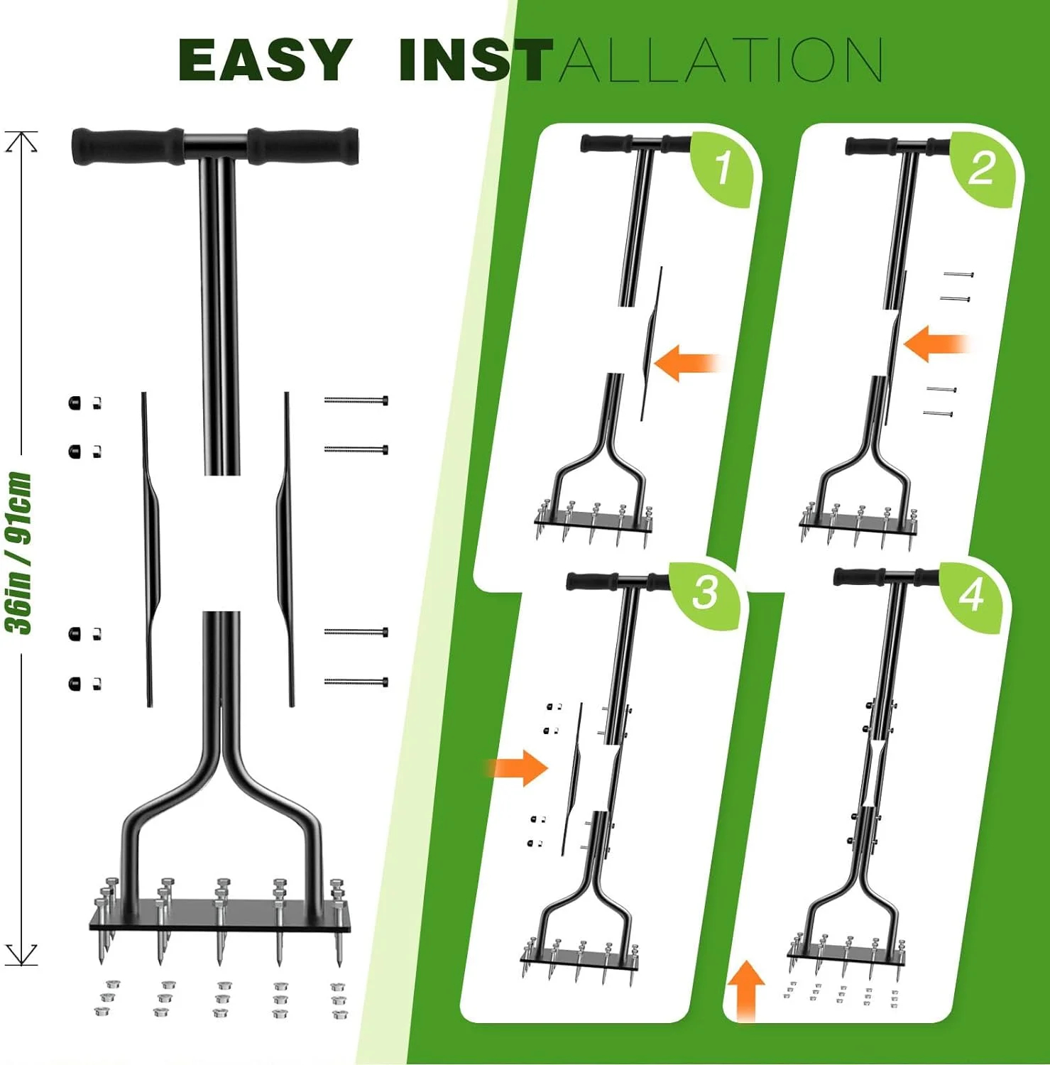 Upgraded Lawn Aerator Lawn Plug Aerator Yard Core Aerator Lawn Tool Grass Aeration for Yard Lawn Care and Lawns Loosening Soils
Upgraded Lawn Aerator Lawn Plug Aerator Yard Core Aerator Lawn Tool Grass Aeration for Yard Lawn Care and Lawns Loosening Soils