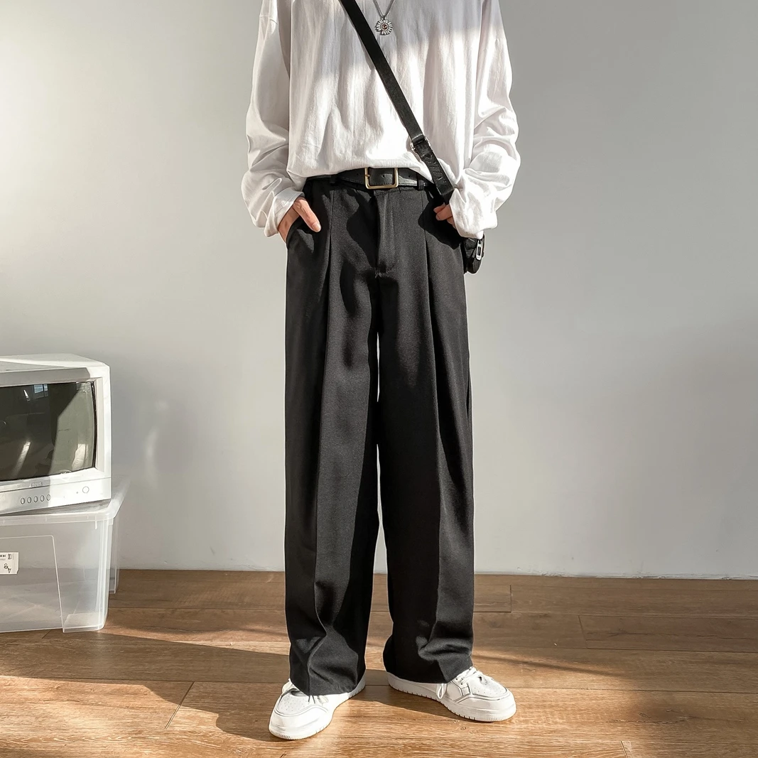 Casual Men's Loose Straight Leg Thin Summer West Pants Versatile Long Trousers for Youth Leisure And Formal Occasions
Casual Men's Loose Straight Leg Thin Summer West Pants Versatile Long Trousers for Youth Leisure And Formal Occasions