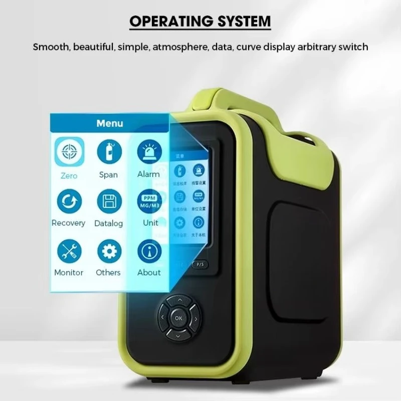 Portable 18 in 1 Flue Gas Analyzer Automatic Detection for CO2, NOX, SO2, O3, HF, F2, SF6, VOC, Biogas
Portable 18 in 1 Flue Gas Analyzer Automatic Detection for CO2, NOX, SO2, O3, HF, F2, SF6, VOC, Biogas