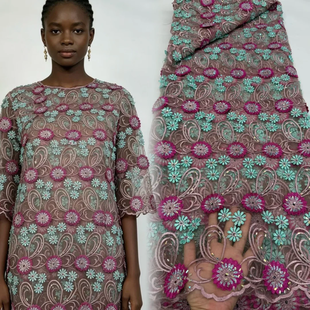 Luxury 5 Yards African Embroidery Guipure Lace 3D African Cord Water Soluble Fabric Women Bridal Sewing Garment Wedding
Luxury 5 Yards African Embroidery Guipure Lace 3D African Cord Water Soluble Fabric Women Bridal Sewing Garment Wedding
