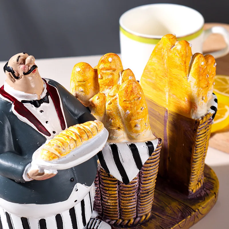 Coffee house decoration Bar chef tissue rack Creative European ornaments, Western restaurant table decoration ornaments
Coffee house decoration Bar chef tissue rack Creative European ornaments, Western restaurant table decoration ornaments