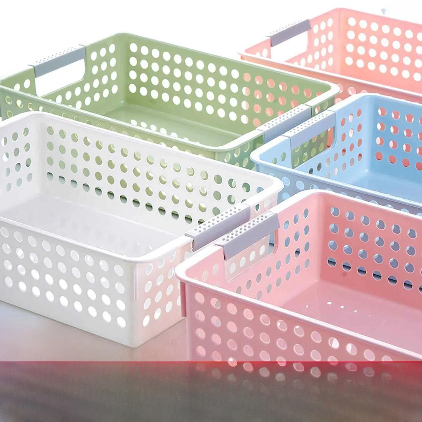 Rectangular Small Basket Plastic Storage Box Desktop Kindergarten Snack Sorting Basket Classroom Desk Organizer Container
Rectangular Small Basket Plastic Storage Box Desktop Kindergarten Snack Sorting Basket Classroom Desk Organizer Container