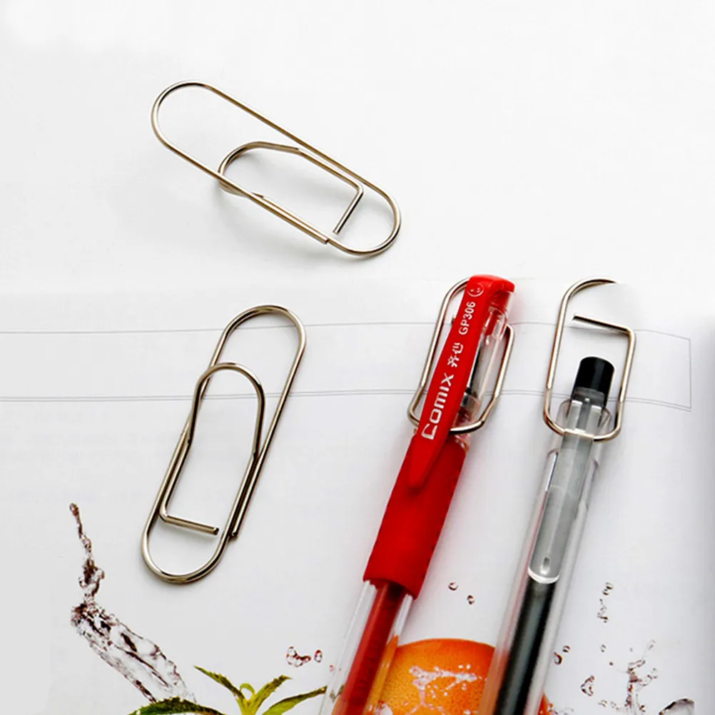 24Pcs Pen Clip Metal Paper Clip for Office School Teachers Students Journal Notebook Clipboard Calendar Bills Receipt Wallet Key
24Pcs Pen Clip Metal Paper Clip for Office School Teachers Students Journal Notebook Clipboard Calendar Bills Receipt Wallet Key