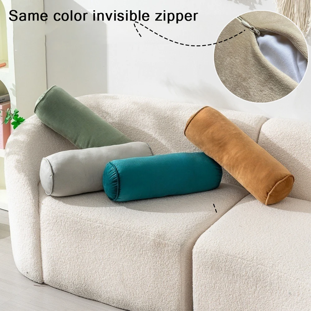 Removable Solid Color Velvet Cylindrical Pillow/cushion/Waist Pillow Soft High Elastic Core,Home Decor Sofa & Bedroom Accessory
Removable Solid Color Velvet Cylindrical Pillow/cushion/Waist Pillow Soft High Elastic Core,Home Decor Sofa & Bedroom Accessory