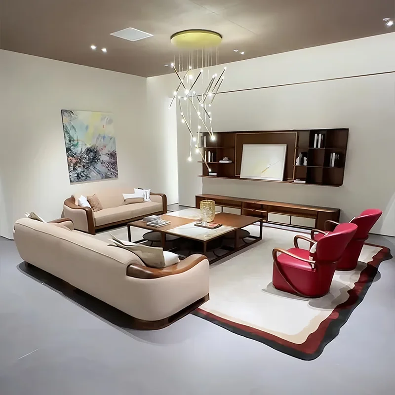 North American new black walnut straight sofa modern simple living room villa design solid wood
North American new black walnut straight sofa modern simple living room villa design solid wood