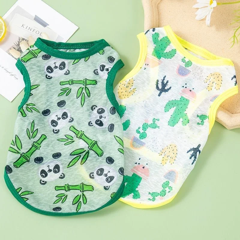 Pet Clothes Summer Thin Vest Suns Prote ction Breathable Cool Cute Vest Teddy Bichon Cartoon
Pet Clothes Summer Thin Vest Suns Prote ction Breathable Cool Cute Vest Teddy Bichon Cartoon