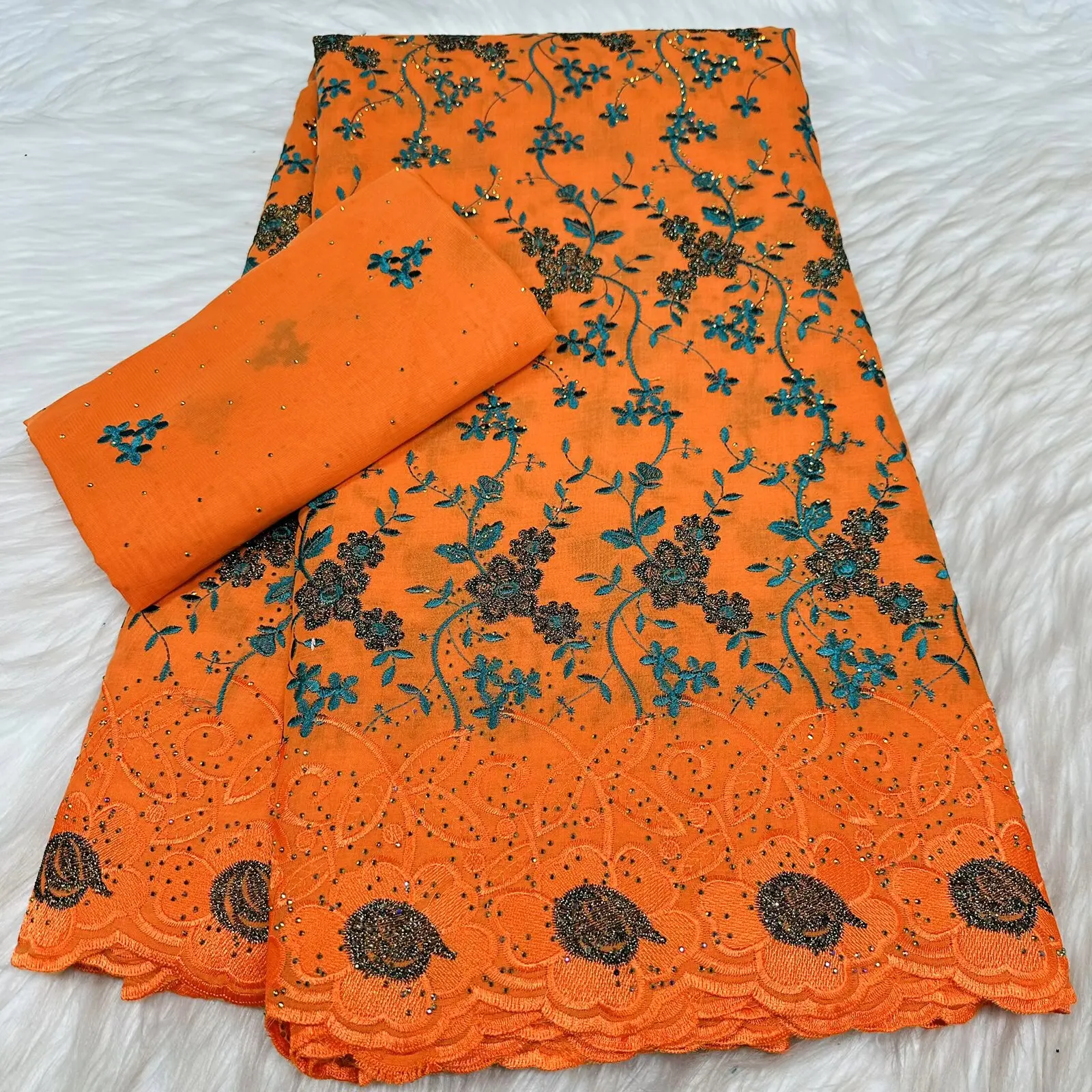 5+2 Yards 2026 High Quality Stones Cotton Nigerian French African Lace Fabric Swiss Voile Lace Fabric For Women Dress L185-13
5+2 Yards 2026 High Quality Stones Cotton Nigerian French African Lace Fabric Swiss Voile Lace Fabric For Women Dress L185-13
